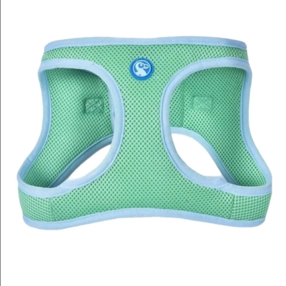 dodo Bright Green Dog Harness Mesh Design Secure Buckle